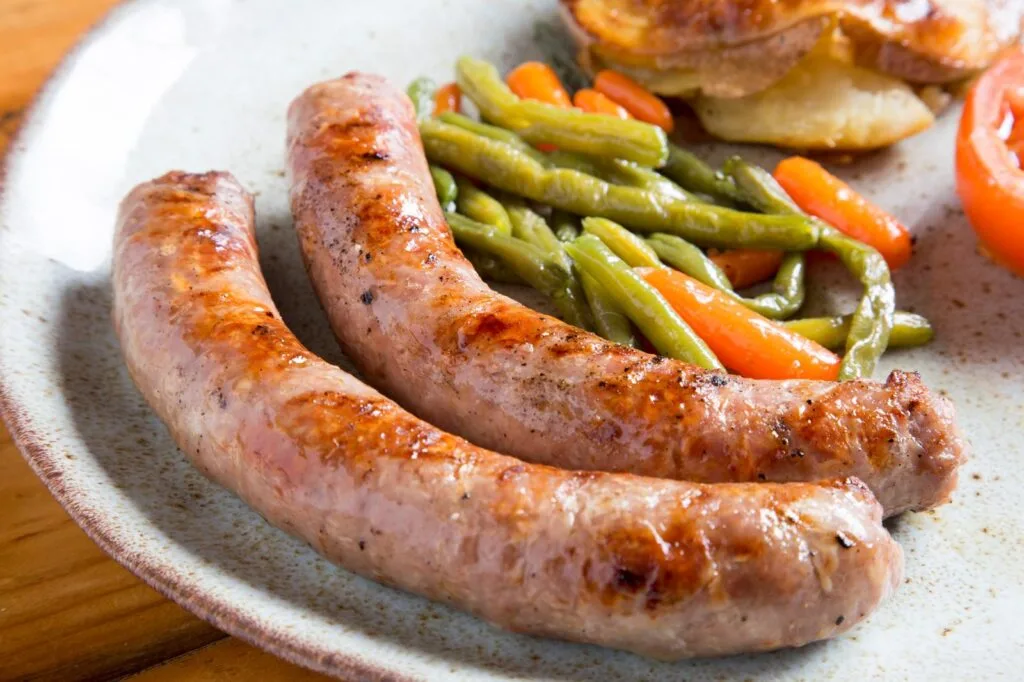 Llonganissa a la brasa