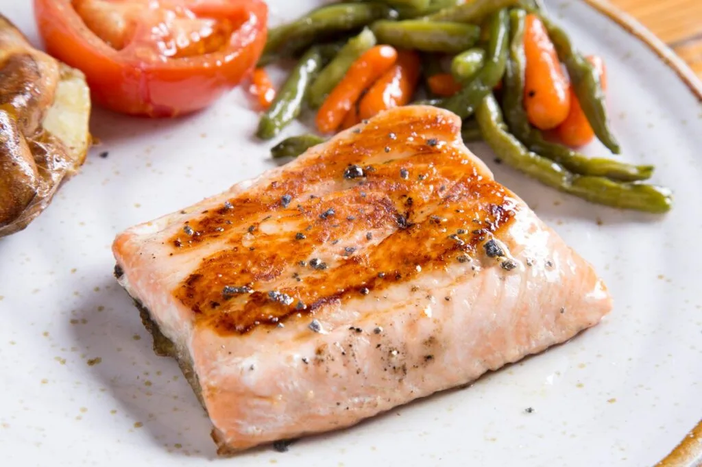 Salmó a la planxa